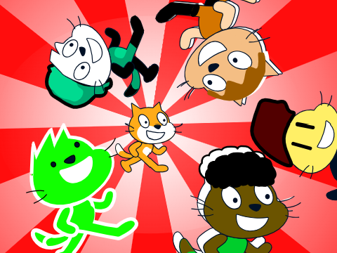animators as scratch cat / #all #animation #art #music #trending