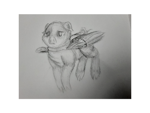 "when pigs fly"