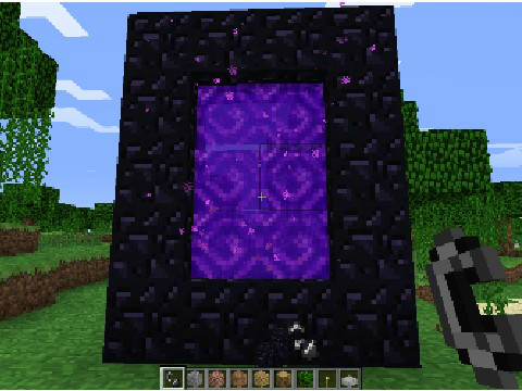 Add yourself going through the Nether Portal! remix remix
