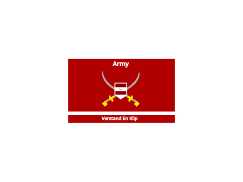 Flag for the Verstand En Klip Army