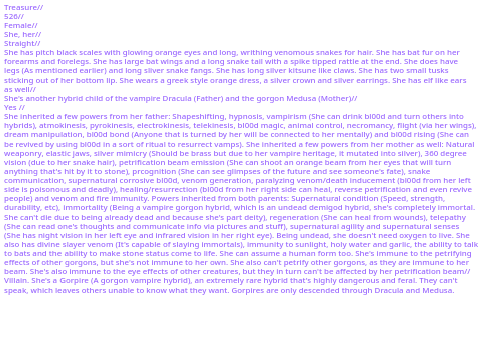 Bio #8 for fantasy high school rp