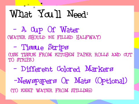 Water-Marker Color Experiments