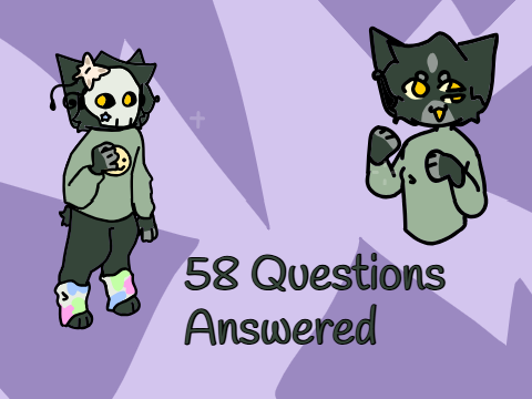 Fifty-Eight Questions About Me!