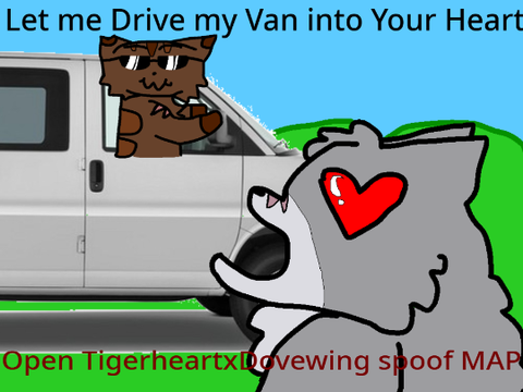Let me Drive my Van into ur Heart 48-hour spoof map