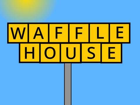 Waffle House Sign 