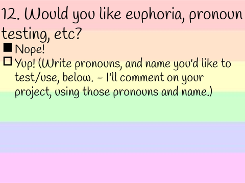LGBTQIA+ Survey! || My answers! remix remix