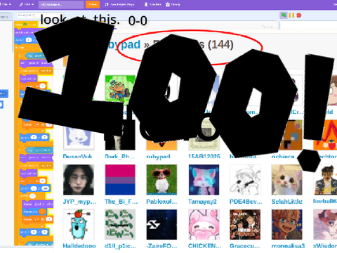 100 followers...