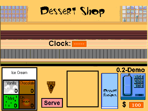 Dessert Shop 0.2 - Demo