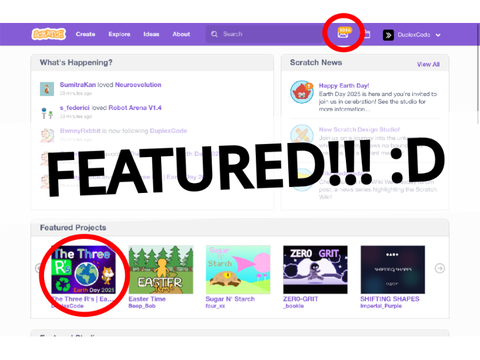 I GOT FEATURED! :D