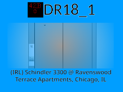 (IRL) Schindler 3300 @ Ravenswood Terrace Apartments, Chicago, IL