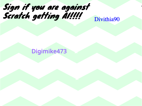 sign if you are against scratch getting AI!!! remix