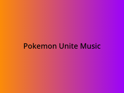 Pokemon Unite Music