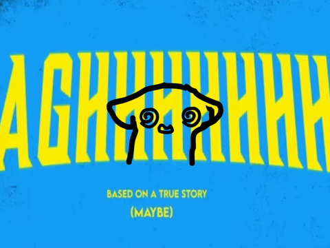 watch the cat spin but he's [TITLE CARD]