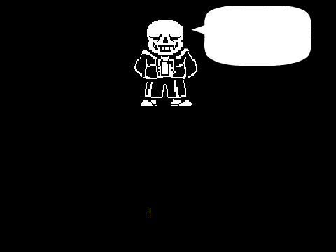 UNDERTALE Sans Fight [First Attack]
