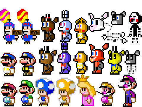REVAMPED Mario World sprites