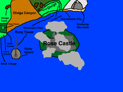 Map of Stick Adventures: Cloudtop Castle