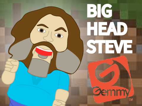Gemmy Big Head Jack Black Steve