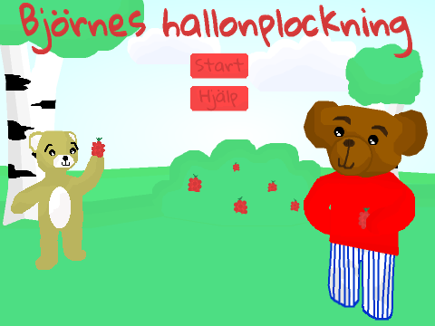 Björnes hallonplockning