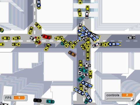 Top Down 3D City Experiment v1.9 New York