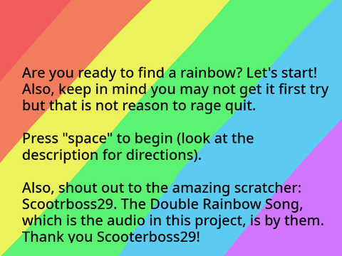 Find the End of the Rainbow 
