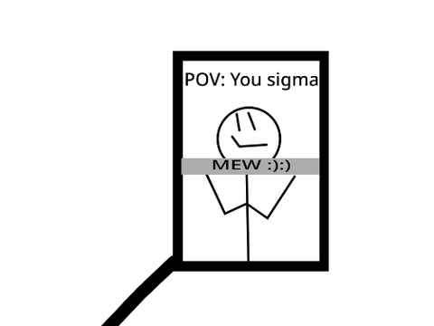 POV: You sigma.