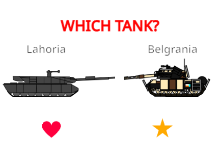 Lahorian MBT vs Belgranian MBT