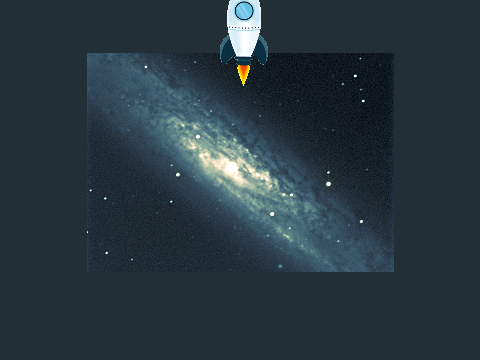 Rocket into space demo