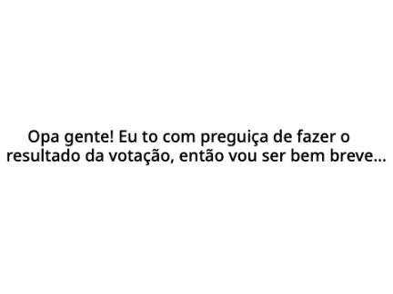 Resultado da votação!