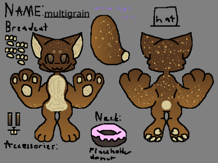 Breadcat Base! Multigrain Breadcat <3 