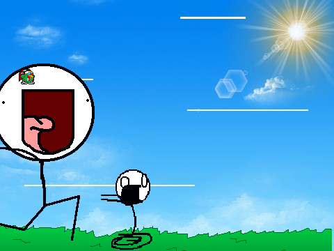 ADD YOURSELF RUNNING FROM GIANT STICKMAN!!! 