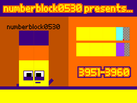 Numberblocks band retro 3951-3960
