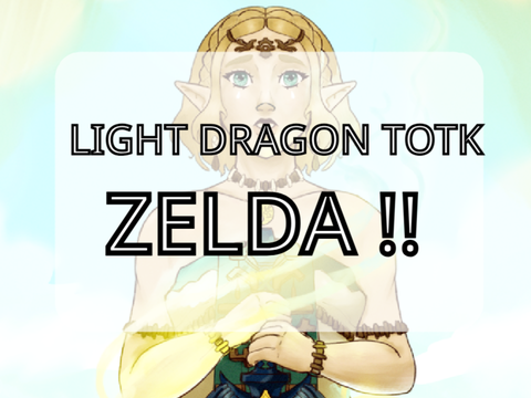 [ Zelda TOTK Fanart -- Light Dragon ] 