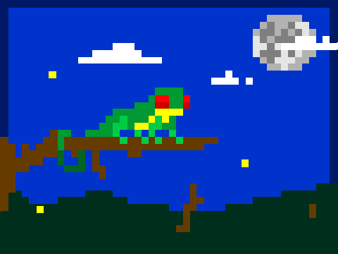Lizard Animation (extended)