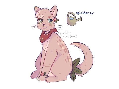 rose cat design