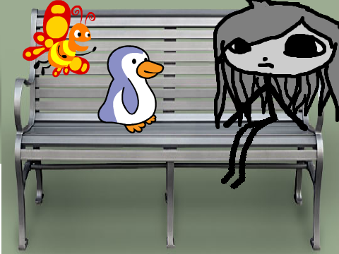 Add yourself sitting on a bench~ remix