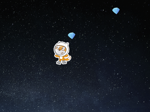 Space Cat's Asteroid Dash
