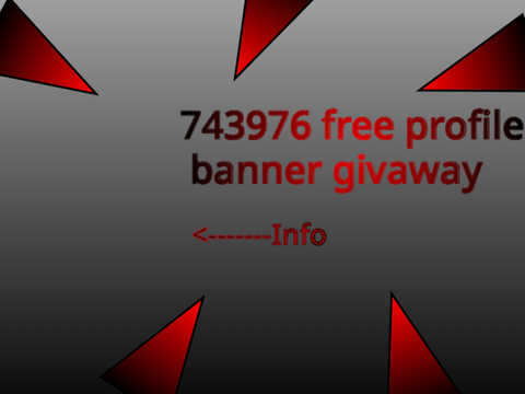 Free profile banner giveaway “Winner has been selected”