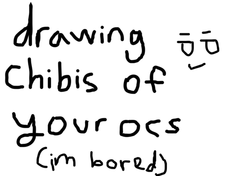 Drawing your OCs (open)