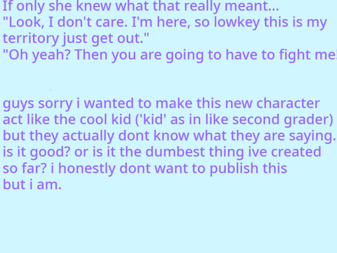 Bristlefrost's Return Chapter 4 (u will cringe)