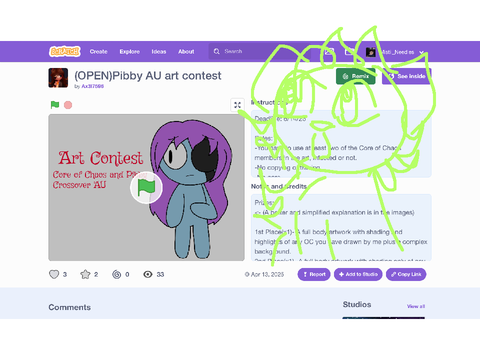 peak art contest yall should join fr