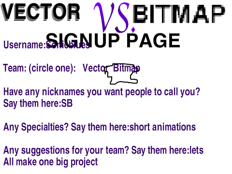 scratching holiday:Vector VS. Bitmap 2013  remix