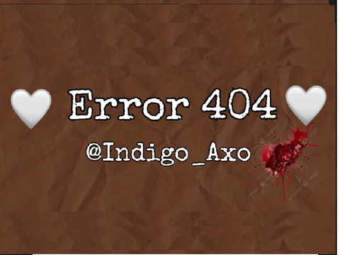 error 404: a mystery?!