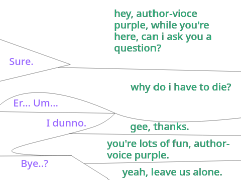 Original Concept #275+10: Author-Voice Purple Leaves. 