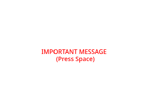 IMPORTANT MESSAGE