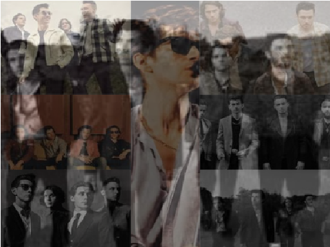 Alex Turner form Arctic Monkeys Banner