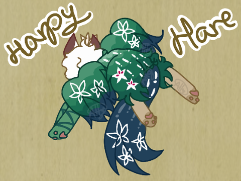 won !┊ ➶ ｡˚ ° harpy hare ° a white-lilykit application