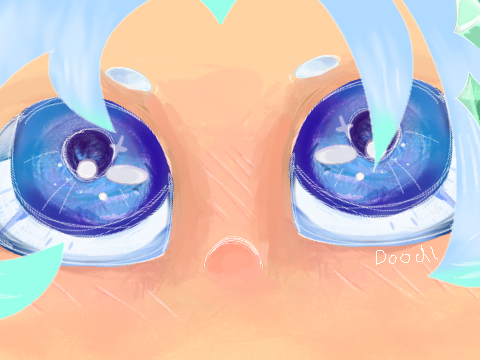 Fancy eye shot thingy bc yes