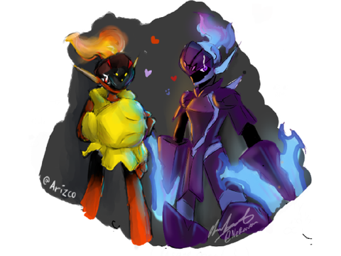 Pokémon Duo Art Collab