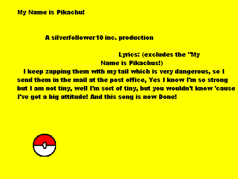 My Name is Pikachu!