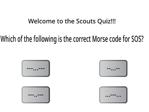 Scouts Quiz